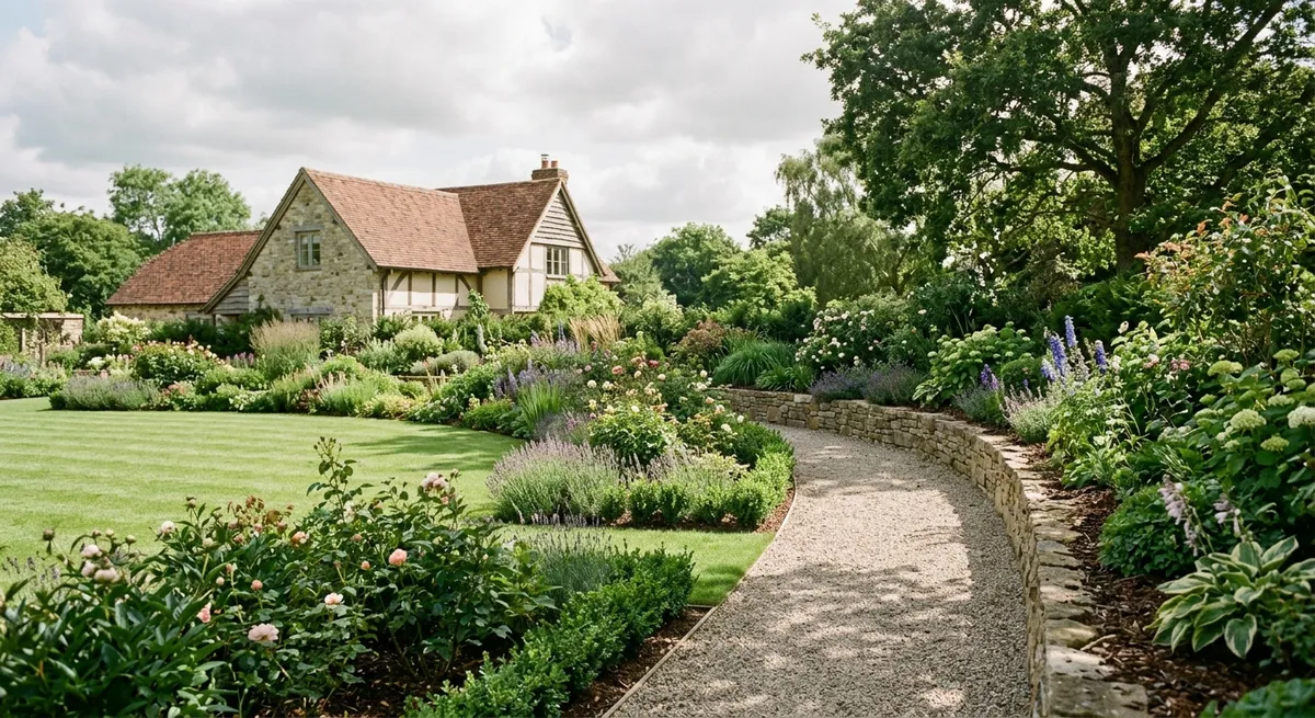 Jardin paysager aménagé